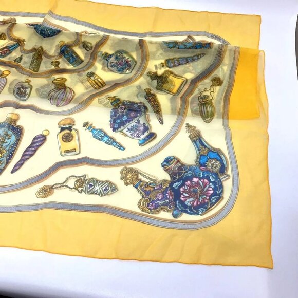 HERMES Qu importe le flacon Scarf Accessories Silk Carre90 Scarf - Picture 6 of 8